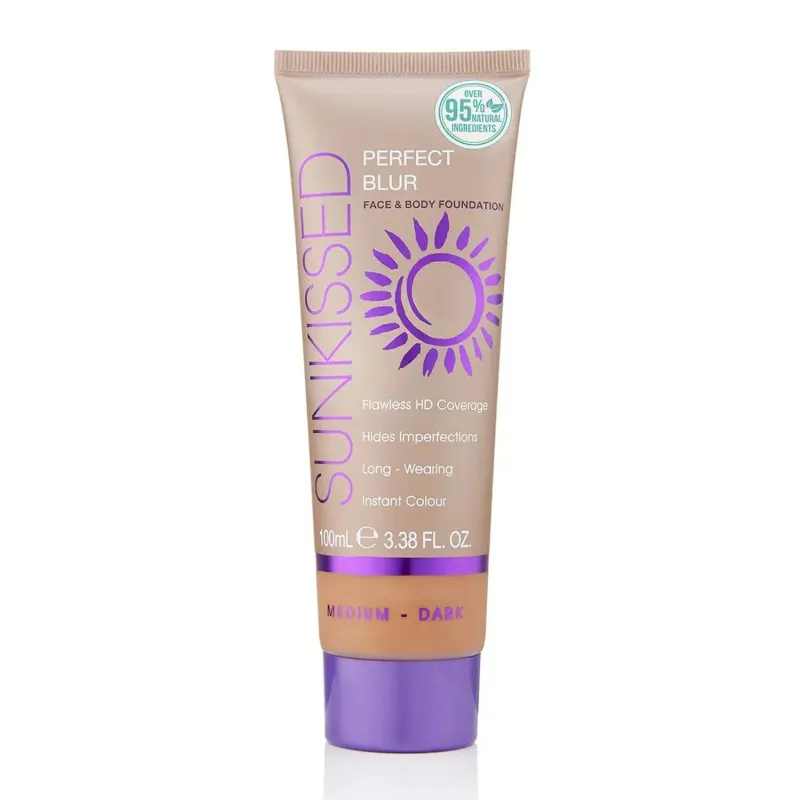 SUNKISSED PERFECT BLUR BASE MEDIUM-DARK 100ML