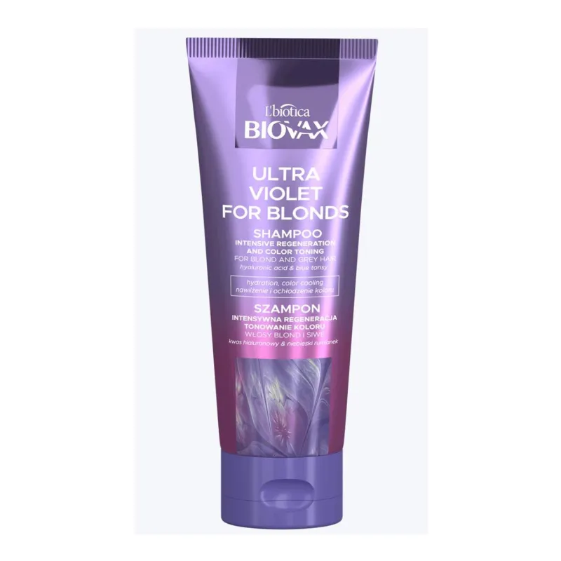 BIOTICA BIOVAX ULTRA VIOLET CHAMPU CABELLOS RUBIOS 200ML