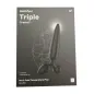 SATISFYER TRIPLE CRYSTAL 1 DILDO NEGRO NEGRO 1UN