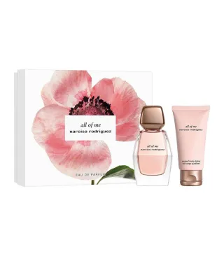 NARCISO RODRIGUEZ ALL OF ME EAU DE PARFUM 50ML VAPORIZADOR + LOCION CORPORAL PERFUMADA 50ML