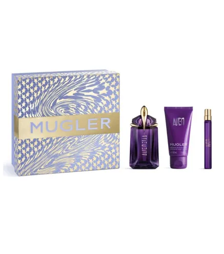 THIERRY MUGLER ALIEN EAU DE PARFUM 60ML VAPORIZADOR + LOCION CORPORAL 50ML + MINIATURA EAU DE PARFUM 10ML VAPORIZADOR
