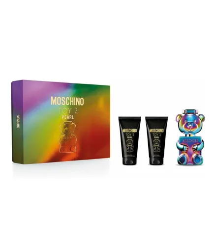 MOSCHINO TOY2 PEARL EAU DE PARFUM 50ML VAPORIZADOR + GEL DE BAÑO 50ML + LOCION CORPORAL PERFUMADA 50ML