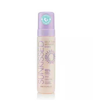 SUNKISSED SELF-TAN MOUSSE DARK COCONUT FRAGRANCE 200ML