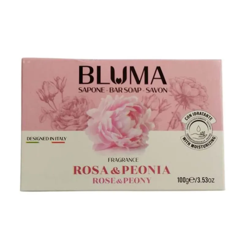 BLUMA ROSA PEONIA FRAGRANCE JABON BARRA 100ML BLUMA ROSA PEONIA FRAGRANCE JABON BARRA 100ML