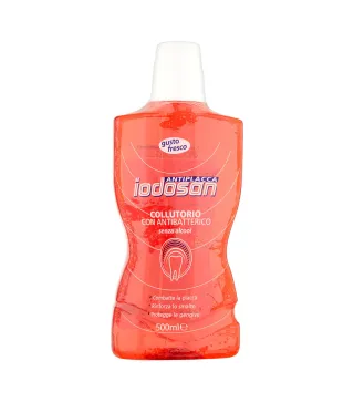 IODOSAN ANTIPLACA COLUTORIO ANTI-BACTERIANO SIN ALCOHOL 500ML