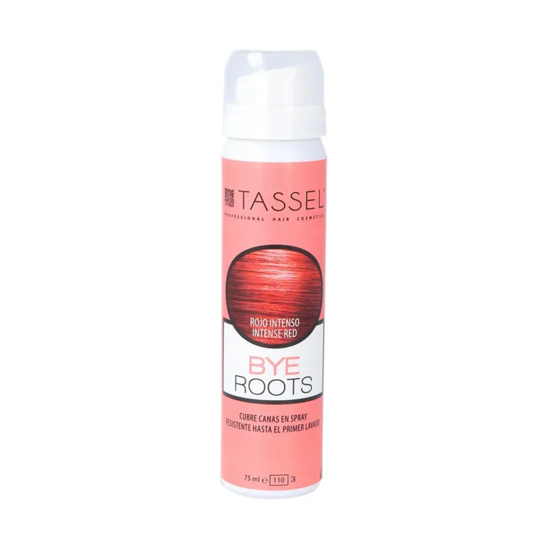 TASSEL BYE ROOTS SPRAY CUBRECANAS ROJO INTENSO 75ML VAPORIZADOR