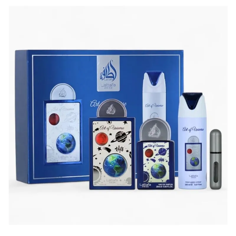 LATTAFA ART OF UNIVERSE EAU DE PARFUM 100ML + DESODORANTE 200ML VAPORIZADOR + EAU DE PARFUM 20ML LATTAFA ART OF UNIVERSE EAU DE PARFUM 100ML + DESODORANTE 200ML VAPORIZADOR + EAU DE PARFUM 20ML