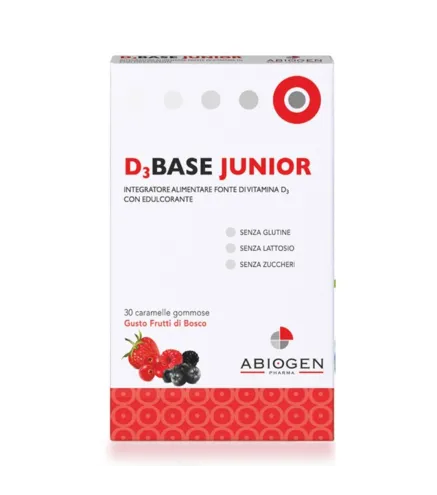 ABIOGEN PHARMA PHARMA D3 CARAMELOS FRUTAS DEL BOSQUE 30UN