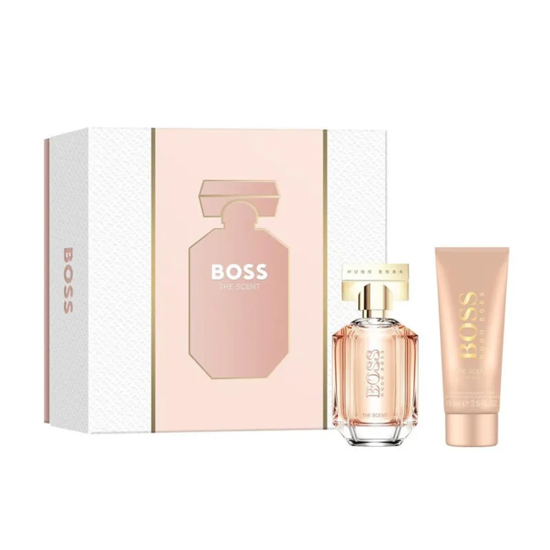 HUGO BOSS THE SCENT EAU DE PARFUM 50ML + LOCION CORPORAL PERFUMADA 75ML