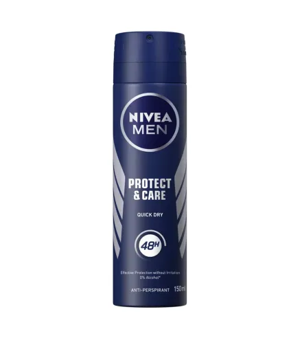 NIVEA MEN PROTECT & CARE DESODORANTE SIN ALCOHOL 150ML VAPORIZADOR
