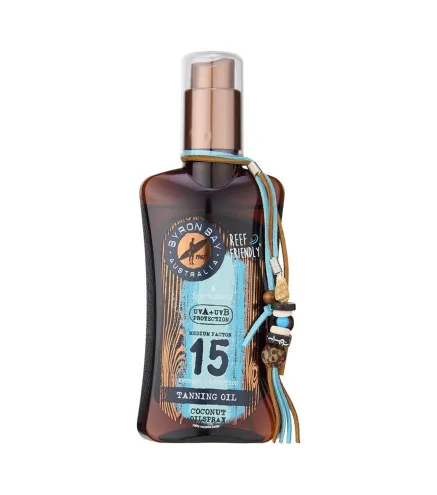 BYRON BAY MEDIUM FACTOR 15 ACEITE BRONCEADOR COCONUT 200ML VAPORIZADOR