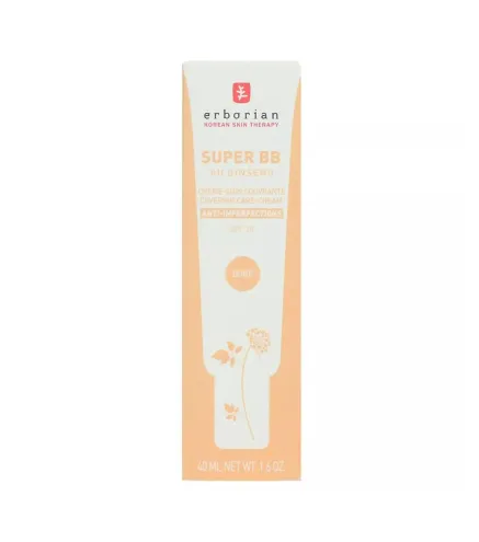ERBORIAN SUPER BB AU GINSENG CREMA FACIAL ANTI-IMPERFECCIONES SPF20 DORE 40ML