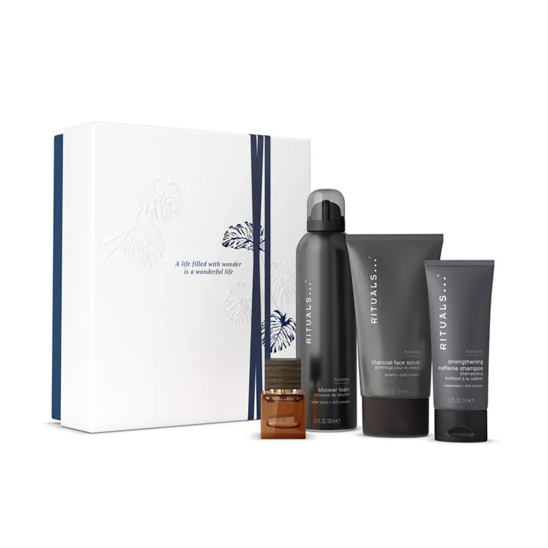 RITUALS HOMME ESPUMA DE BAÑO 4ML + EXFOLIANTE FACIAL + CHAMPU CAFFEINE RITUALS HOMME ESPUMA DE BAÑO 4ML + EXFOLIANTE FACIAL + CHAMPU CAFFEINE