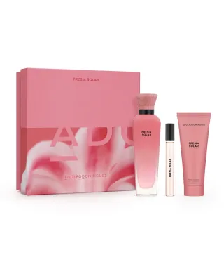 ADOLFO DOMINGUEZ FRESIA SOLAR EAU DE PARFUM 120ML VAPORIZADOR + LOCION CORPORAL PERFUMADA 1U + VIAL 10ML VAPORIZADOR