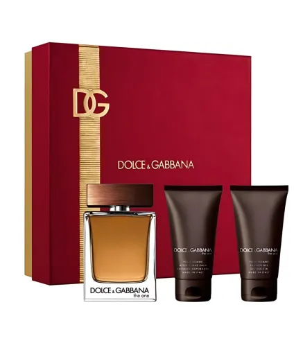 DOLCE GABBANA THE ONE POUR HOMME EAU DE TOILETTE 100ML VAPORIZADOR + BALSAMO AFTER SHAVE 50ML + GEL DE BAÑO 50ML