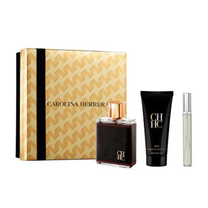 CAROLINA HERRERA CH MEN EAU DE TOILETTE 10ML VAPORIZADOR + LOCION AFTER SHAVE 100ML + MINIATURA 10ML CAROLINA HERRERA CH MEN EAU DE TOILETTE 10ML VAPORIZADOR + LOCION AFTER SHAVE 100ML + MINIATURA 10ML