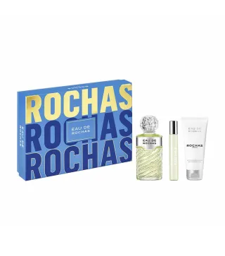 ROCHAS EAU DE ROCHAS EAU DE TOILETTE 100ML VAPORIZADOR + LOCION CORPORAL PERFUMADA 100ML + MINIATURA 10ML VAPORIZADOR