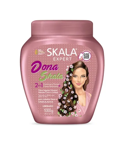SKALA DONA SKALA 2IN1 CREMA HIDRATANTE CABELLOS LISOS 1000GR