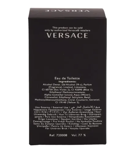 VERSACE POUR HOMME EAU DE TOILETTE 100ML VAPORIZADOR
