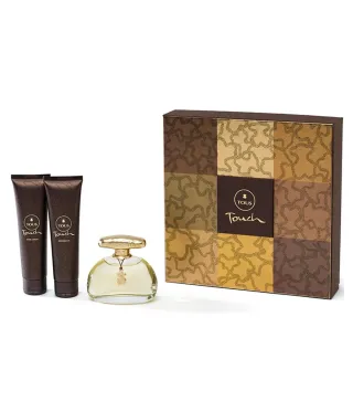 TOUS TOUCH EAU DE TOILETTE 100ML VAPORIZADOR + LECHE CORPORAL 100ML + GEL DE BAÑO 100ML