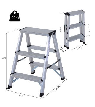 Escalera de Tijera Aluminio