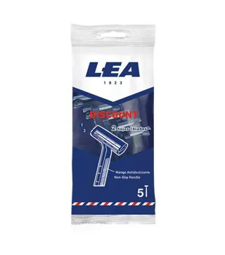 LEA DISCOUNT CUCHILLAS DESECHABLES 2 HOJAS 5UN