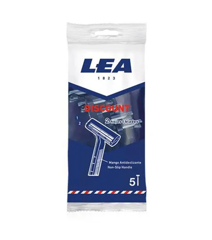 LEA DISCOUNT CUCHILLAS DESECHABLES 2 HOJAS 5UN