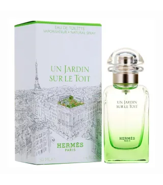 HERMES PARIS UN JARDIN SUR LE TOIT EAU DE TOILETTE 50ML VAPORIZADOR