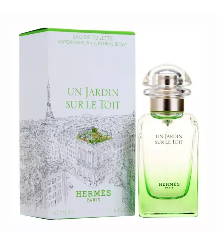 HERMES PARIS UN JARDIN SUR LE TOIT EAU DE TOILETTE 50ML VAPORIZADOR