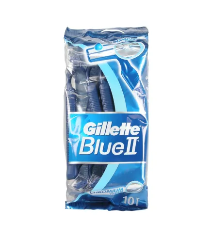 GILLETTE BLUE II PACK 10 UNIDADES