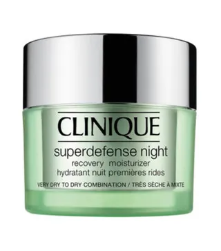 CLINIQUE SUPERDEFENSE NIGHT RECOVERY MOISTURIZER 1/2 CREAM 50ML