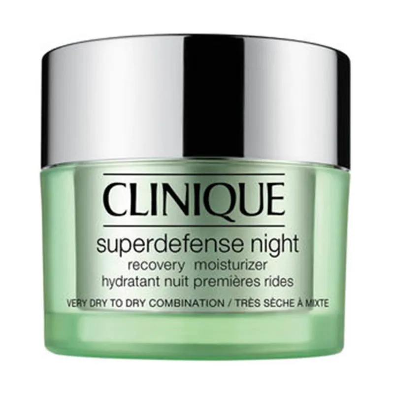 CLINIQUE SUPERDEFENSE NIGHT RECOVERY MOISTURIZER 1/2 CREAM 50ML