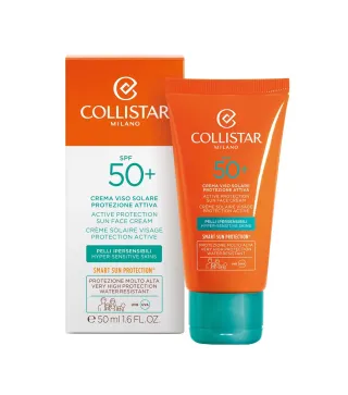 COLLISTAR HYPER-SENSITIVE SKINS SUN FACE CREAM SPF50+ 5050ML