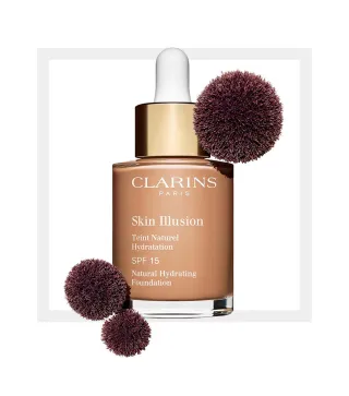 CLARINS SKIN ILLUSION BASE SPF15 112C AMBER 30ML