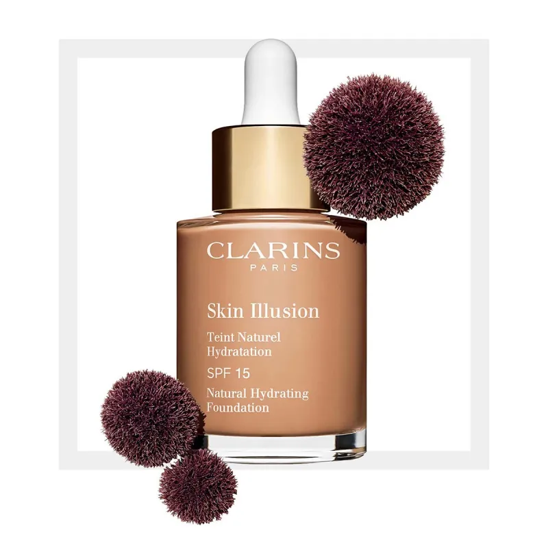 CLARINS SKIN ILLUSION BASE SPF15 112C AMBER 30ML