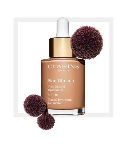 CLARINS SKIN ILLUSION BASE SPF15 112C AMBER 30ML
