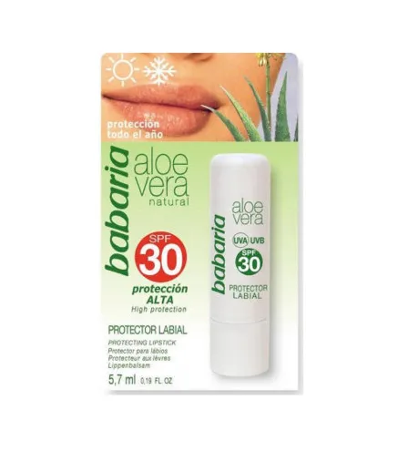 BABARIA ALOE VERA PROTECTOR LABIAL 5.7ML