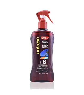 BABARIA ZANAHORIA ACEITE SPF6 PROTECCION BAJA 300ML