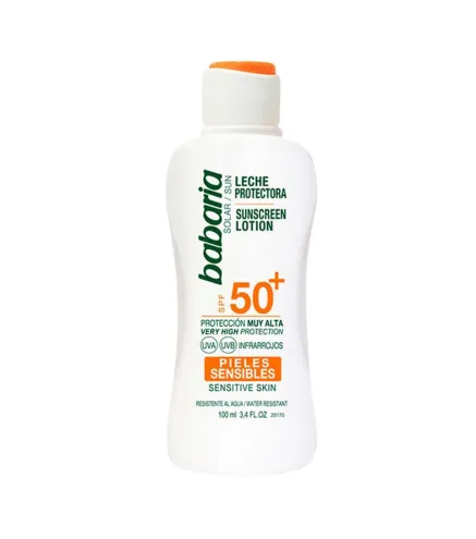 BABARIA ALOE VERA LECHE CORPORAL SPF50+ PIEL SENSIBLE 100ML