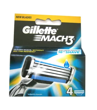 GILLETTE MACH3 RECAMBIO 4UD.