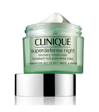 CLINIQUE SUPERDEFENSE NIGHT RECOVERY MOISTURIZER 3/4 CREAM 50ML
