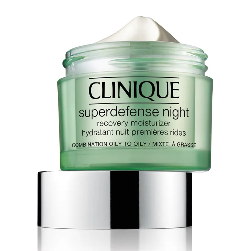 CLINIQUE SUPERDEFENSE NIGHT RECOVERY MOISTURIZER 3/4 CREAM 50ML