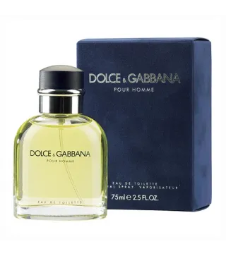 DOLCE GABBANA POUR HOMME EAU DE TOILETTE 75ML VAPORIZADOR