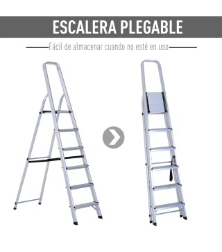 Escalera de Aluminio Tijera