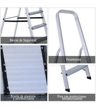 Escalera de Aluminio Tijera