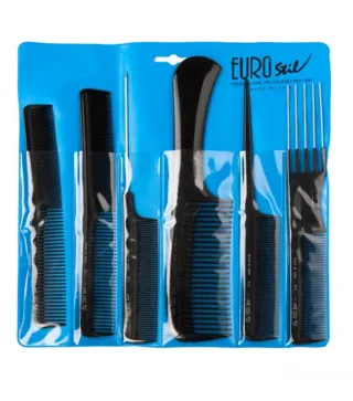 EUROSTIL PROFESIONAL ESTUCHE 6 PEINES 1UN