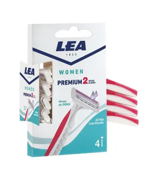 LEA MUJER PREMIUM CUCHILLAS DESECHABLES 2 HOJAS 4UN