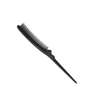 EUROSTIL CREPAR CURVO CEPILLO PUA PLASTICO NEGRO NEGRO 1UN