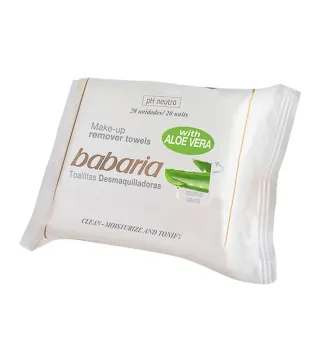 BABARIA ALOE VERA TOALLITAS DESMAQUILLANTES 25UN