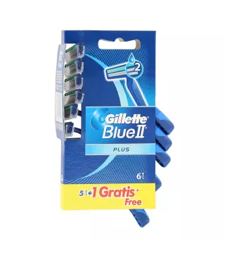 GILLETTE BLUE II PLUS CUCHILLAS 5U.+1UD GRATIS